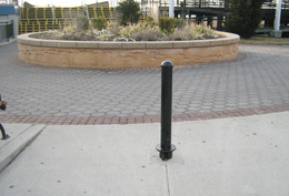 Steel Pipe Bollard Fixed or removable